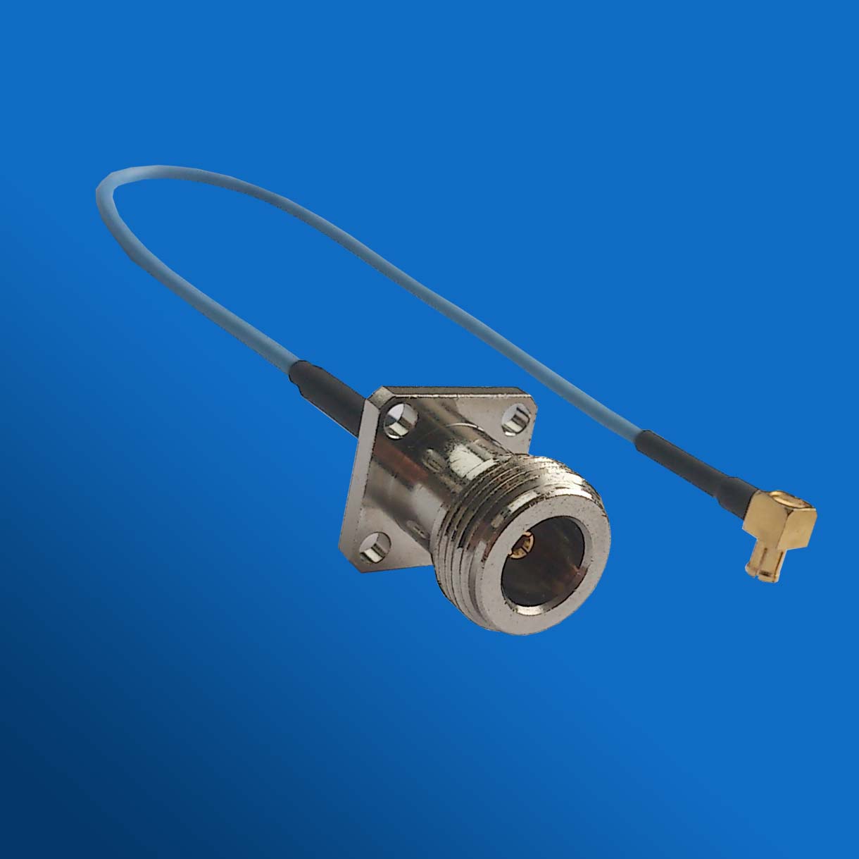 N type female to MMCX Plug R/A cable assemblies